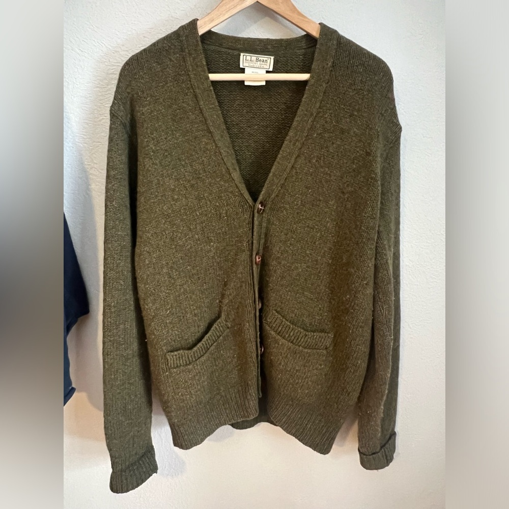 Vintage Men’s Wool LL Bean Sweater